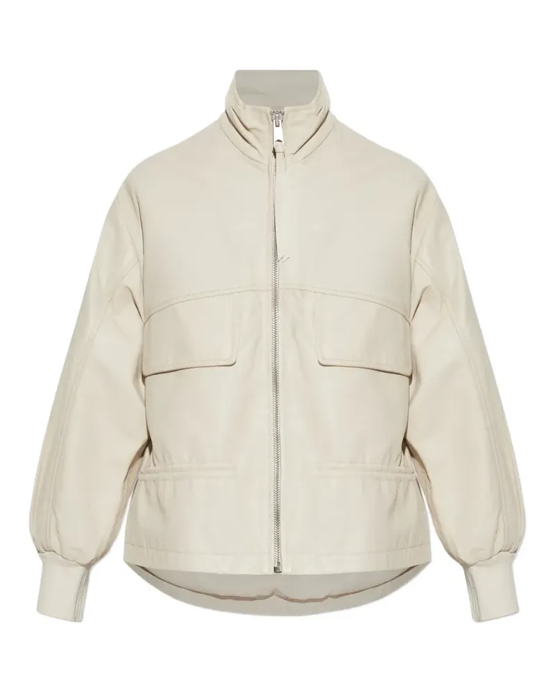 AllSaints Flor Jacke mit Klappentasche - Nude Nude