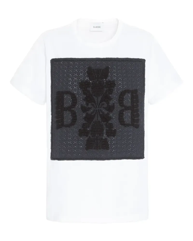 Barrie T-Shirt mit Logo-Patch - Weiß Weiß