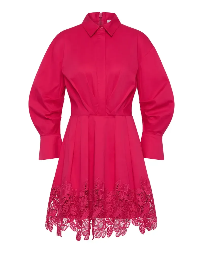 Rebecca Vallance Clarinelle Minikleid mit langen Ärmeln - Rosa Rosa