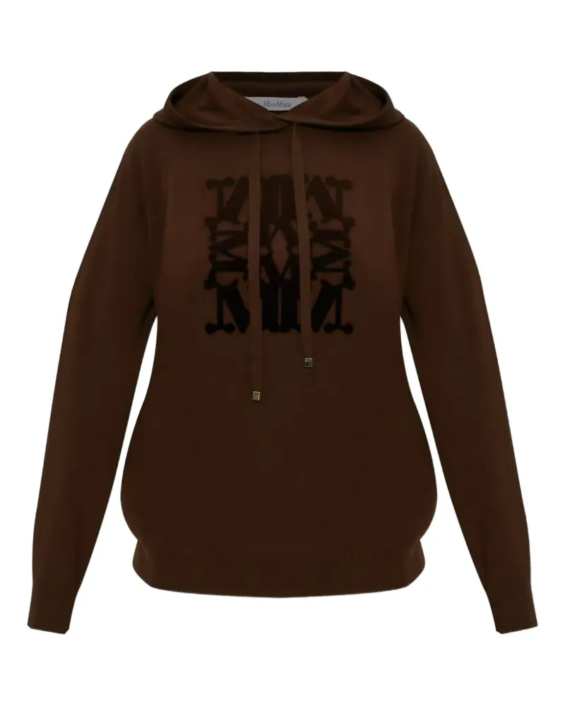 Max Mara Hoodie aus Wolle - Braun Braun