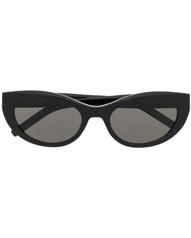 Saint Laurent SLM115 Cat-Eye-Sonnenbrille - Schwarz Schwarz