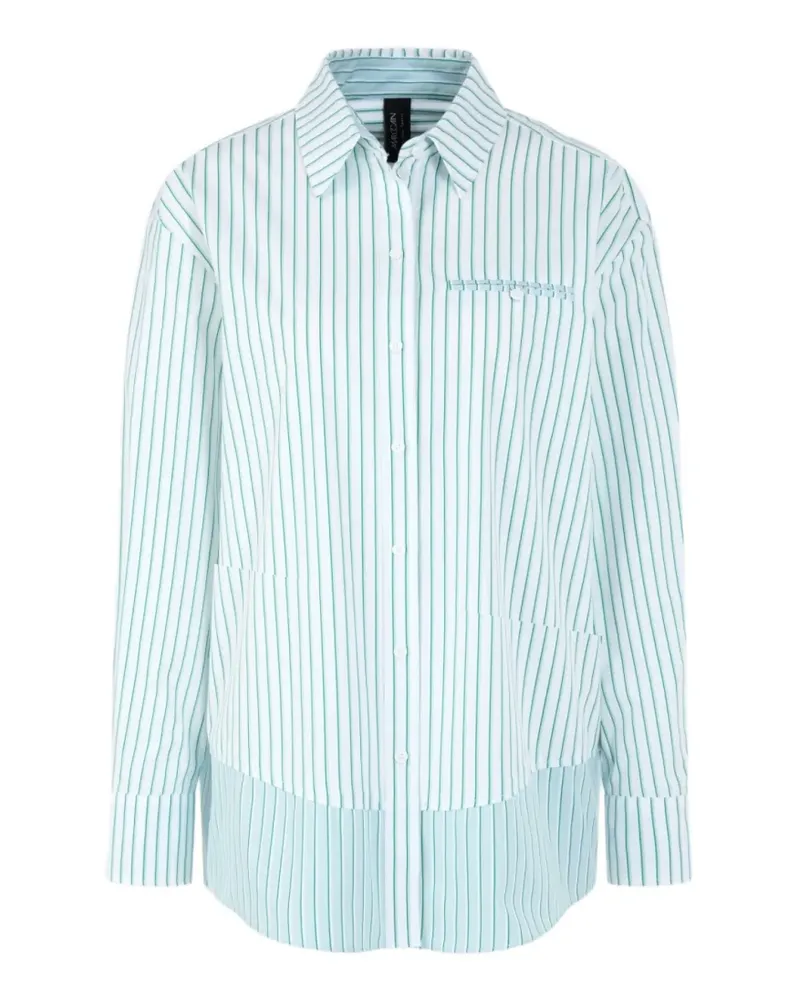 Marc Cain pocket striped shirt - Grün Grün