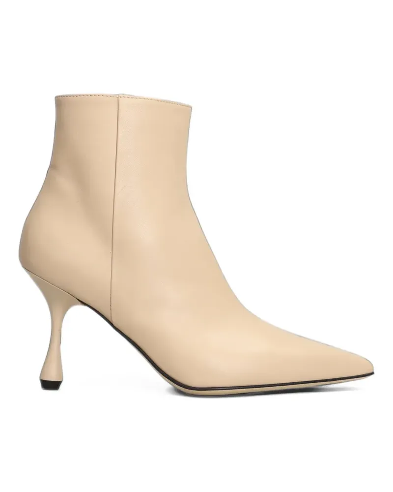 Anna F. pointed-toe ankle boots - Nude Nude