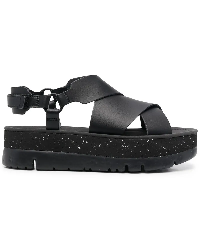 Camper Oruga Up Sandalen - Schwarz Schwarz