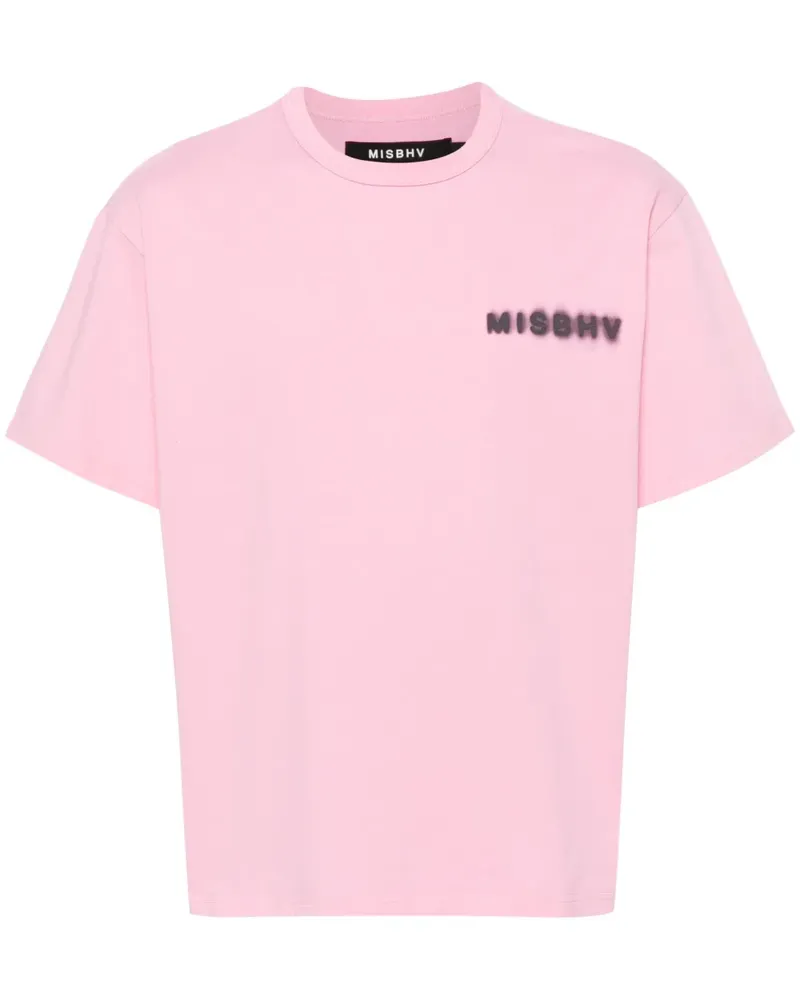 MISBHV T-Shirt mit Logo-Print - Rosa Rosa
