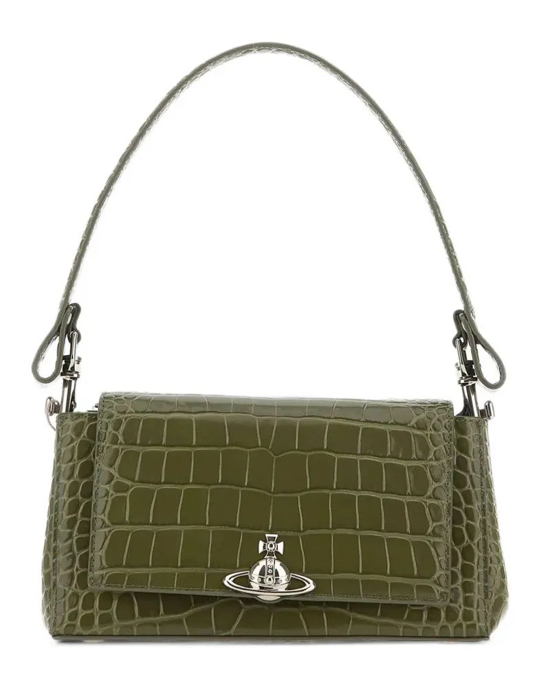 Vivienne Westwood Mittelgroße Handtasche mit Haselnussbraun - Grün Grün