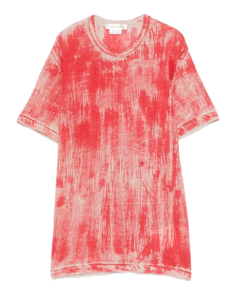 Comme des Garçons crewneck printed T-shirt - Rot Rot