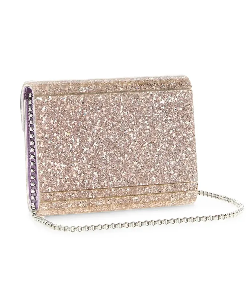Jimmy Choo Candy Tote Bag im Glitter-Look - Rosa Rosa