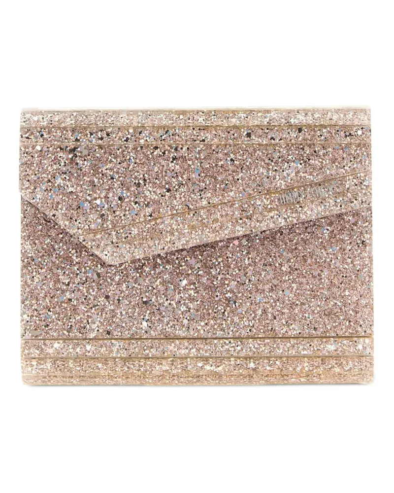 Jimmy Choo Candy Tote Bag im Glitter-Look - Rosa Rosa