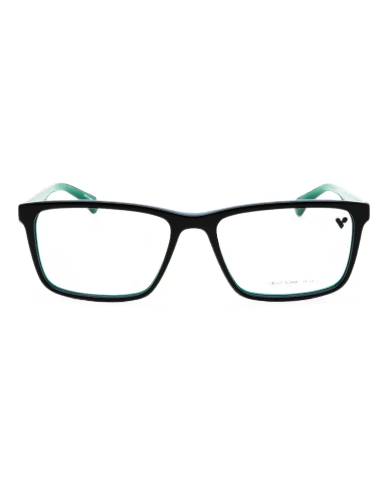 Calvin Klein Brille mit eckigem Gestell - Schwarz Schwarz