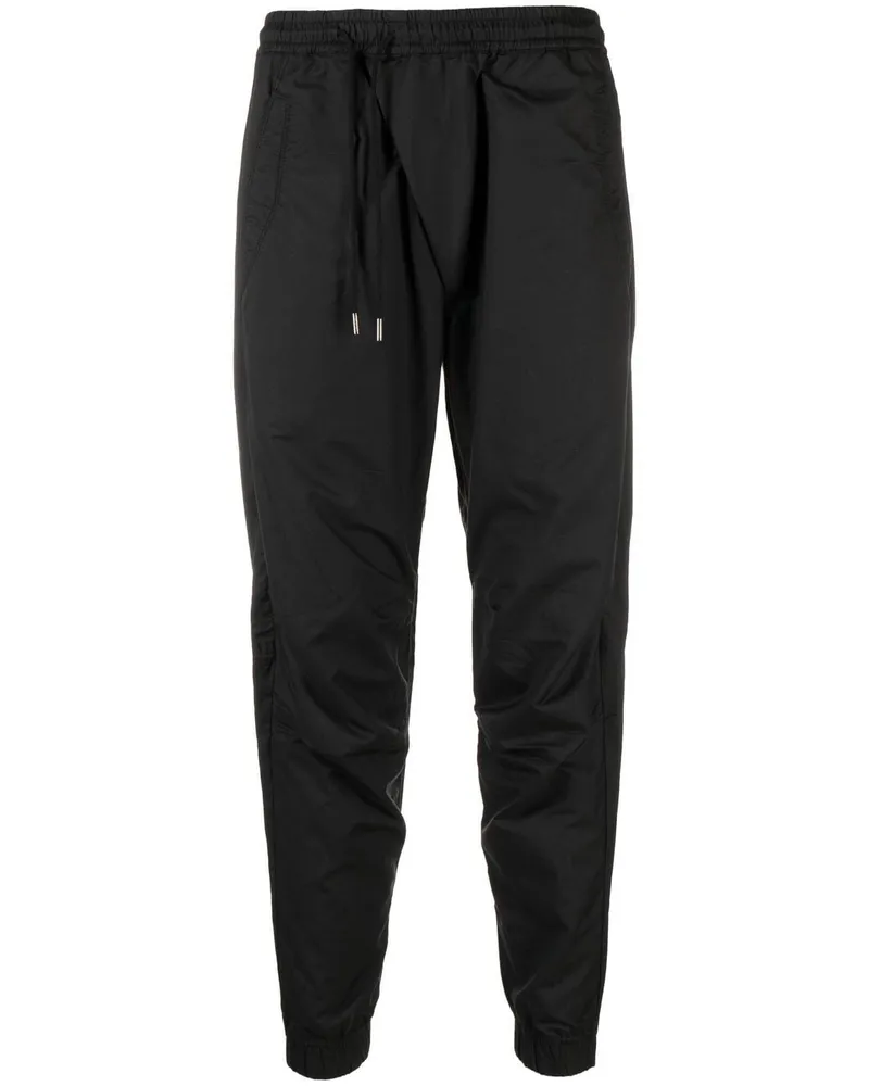 maharishi Jogginghose mit versetztem Kordelzug - Schwarz Schwarz