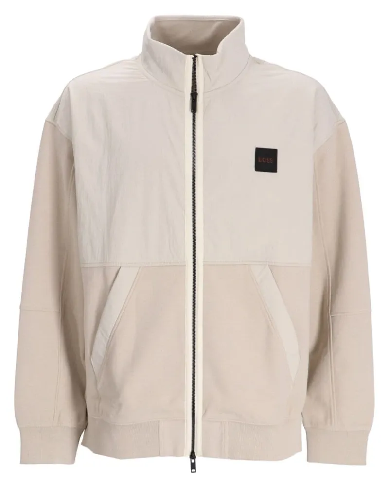 HUGO BOSS Jacke mit Logo-Applikation - Nude Nude