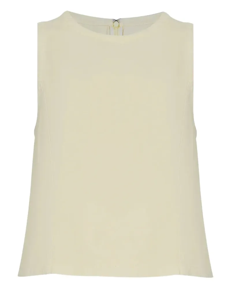 Rag & Bone Top mit rundem Ausschnitt - Gelb Gelb
