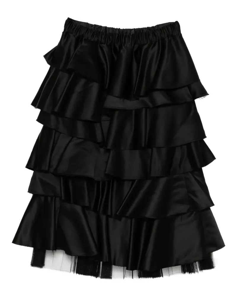 Comme des Garçons Rock mit elastischem Bund - Schwarz Schwarz