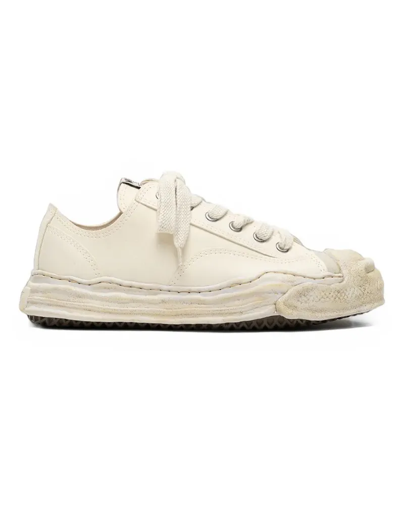MIHARAYASUHIRO Hank OG sole-waxed low-top sneakers - Nude Nude