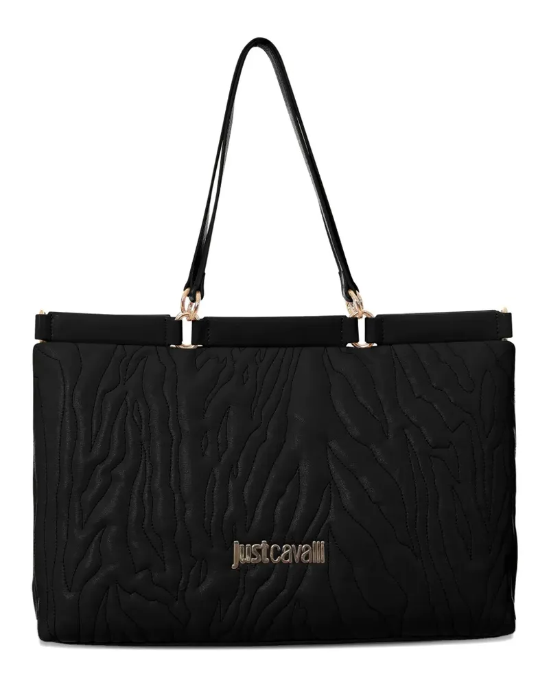 Just Cavalli Gesteppter Shopper - Schwarz Schwarz