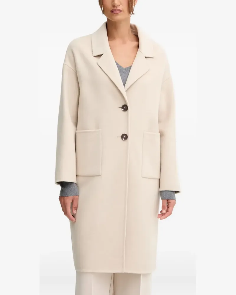 Benetton pocket button coat - Nude Nude