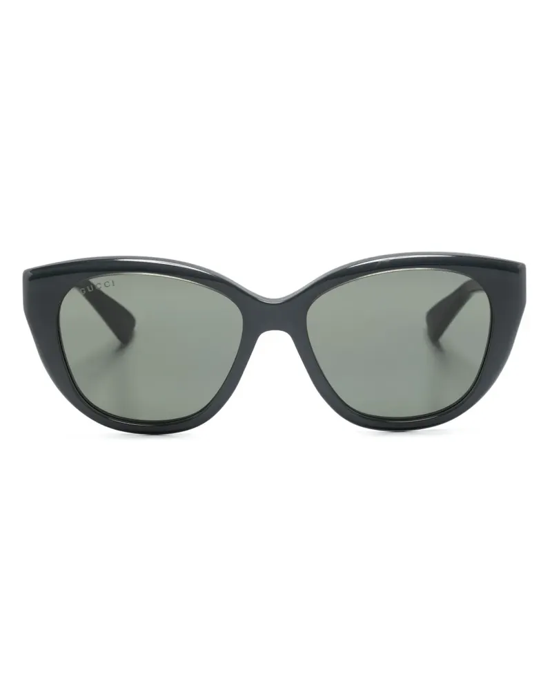 Gucci Sonnenbrille mit Cat-Eye-Gestell - Schwarz Schwarz