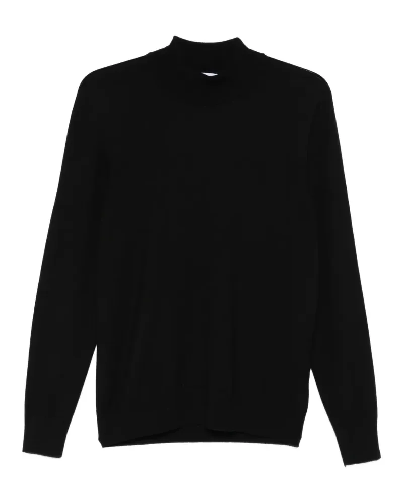 Gran Sasso Langärmeliger Rollkragenpullover - Schwarz Schwarz