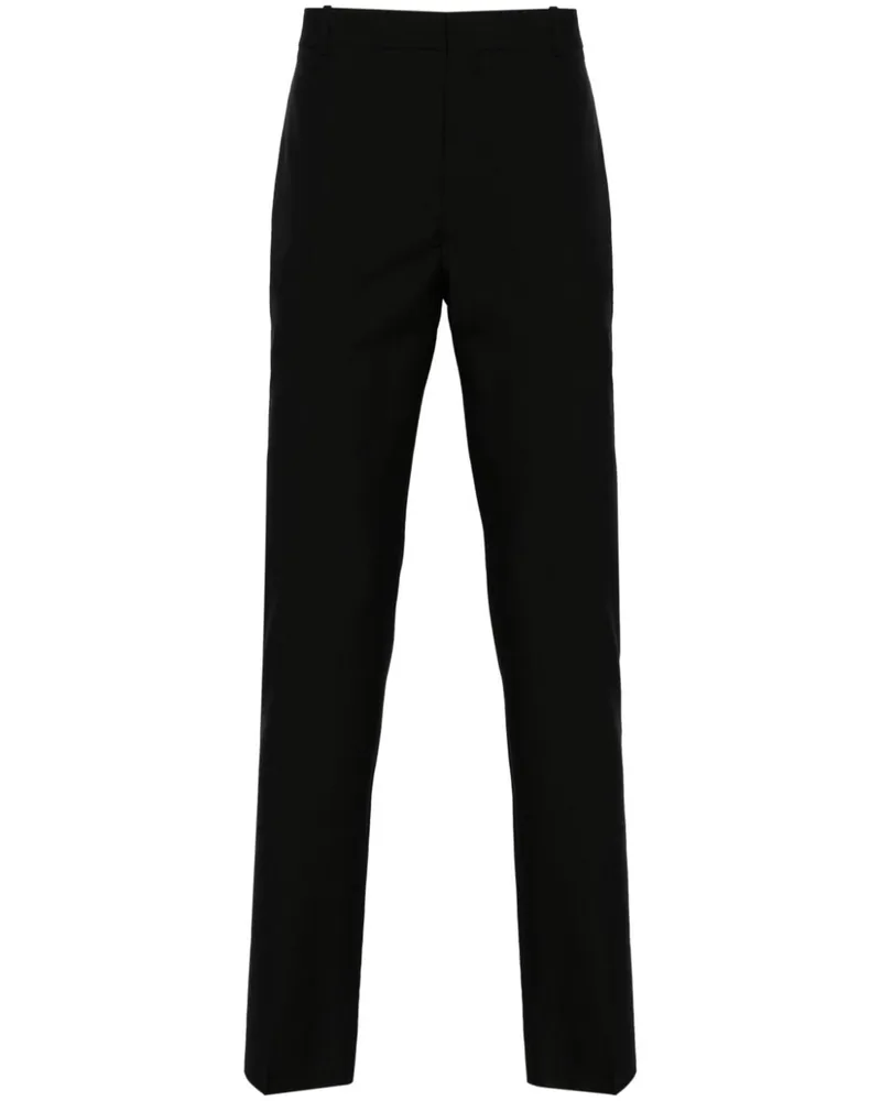 Alexander McQueen Klassische Hose mit Bügelfalten - Schwarz Schwarz
