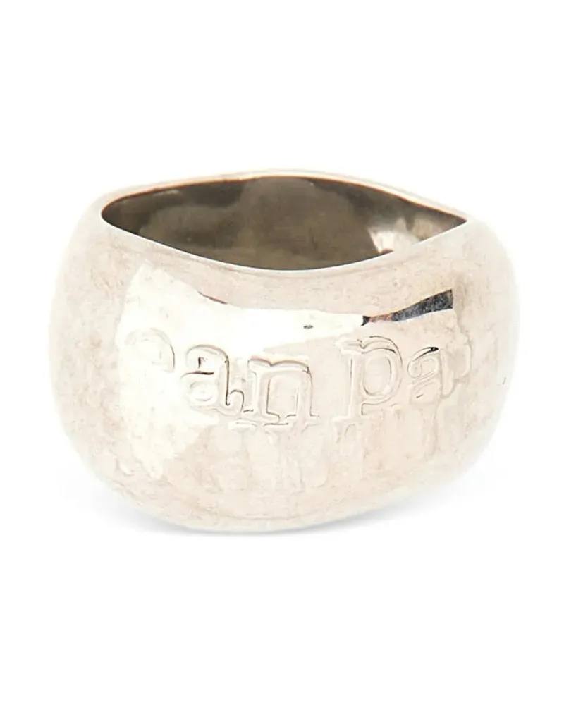 Jean Paul Gaultier Ring mit Logo-Prägung - Silber Silber