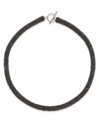 Brunello Cucinelli Choker mit Perlen Silber