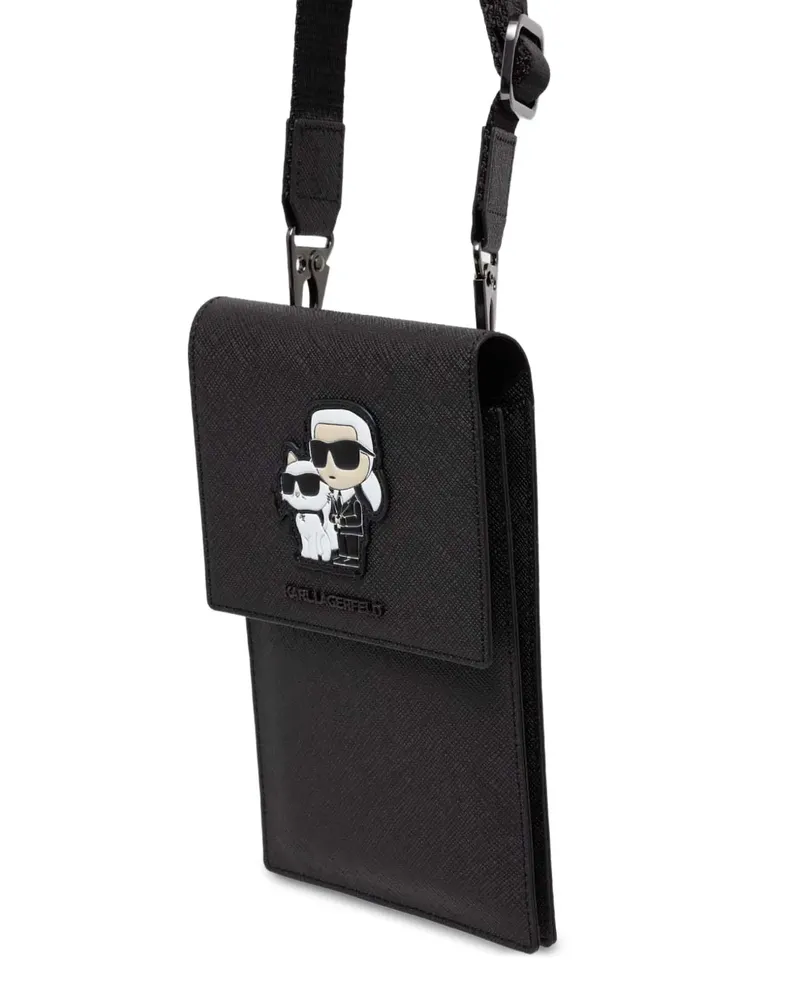 Karl Lagerfeld Ikonik Karl shoulder bag - Schwarz Schwarz