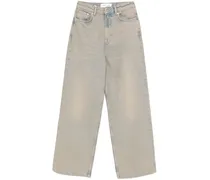 Jeans mit geradem Bein - Nude