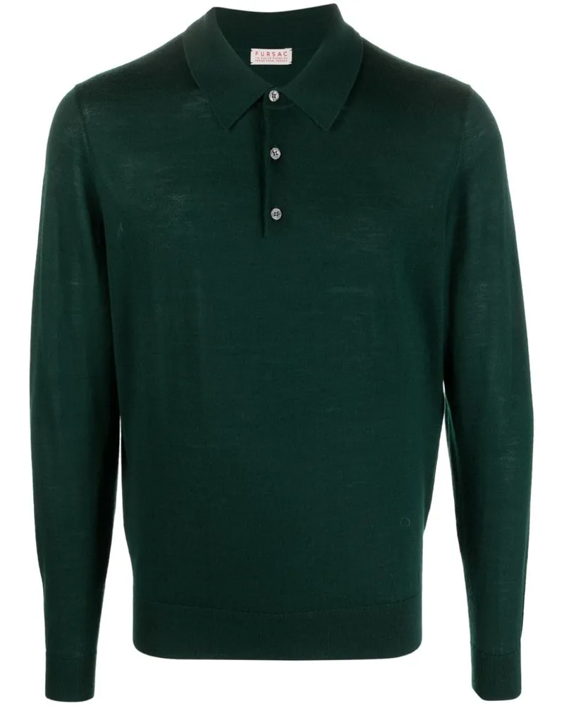 FURSAC Poloshirt mit Knöpfen - Grün Grün