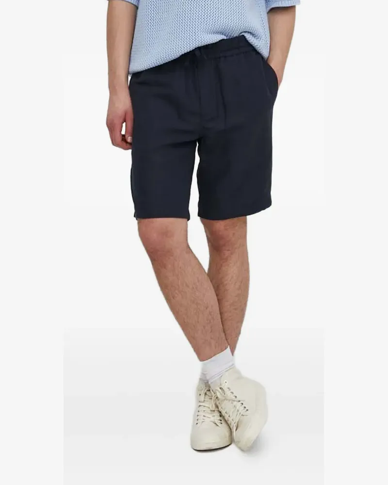 Samsøe & Samsøe Chino-Shorts mit elastischem Bund - Blau Blau