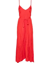 Joseph Daniele Maxikleid mit Knitteroptik Rot