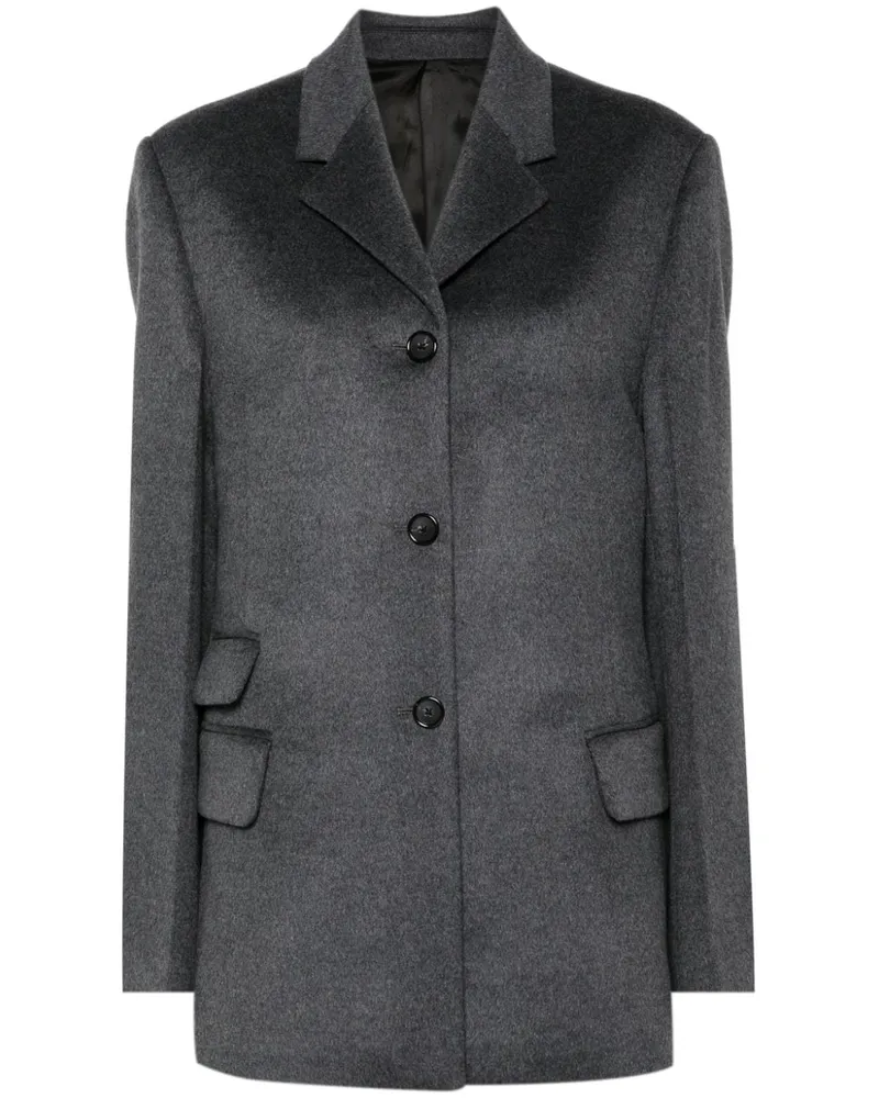 Totême EInreihiger Blazer mit geradem Schnitt - Grau Grau