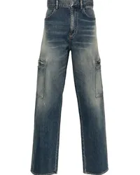 Givenchy Cargo-Jeans mit geradem Bein Blau