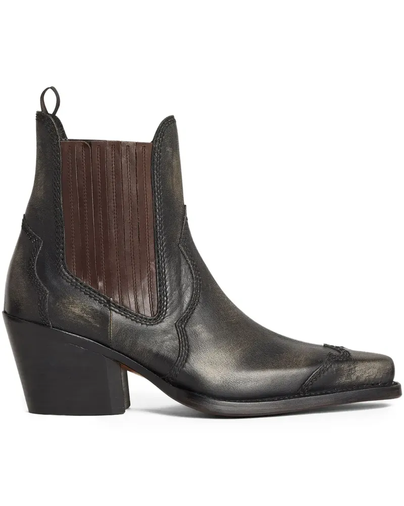 Dsquared2 Klassische Cowboystiefel - Schwarz Schwarz