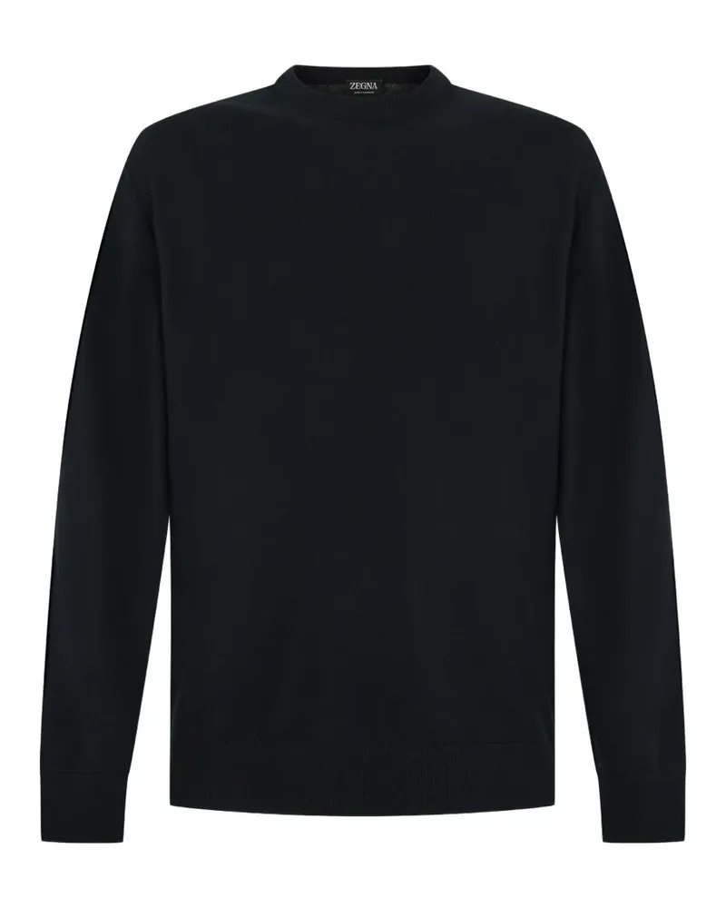 Ermenegildo Zegna Pullover mit rundem Ausschnitt - Schwarz Schwarz