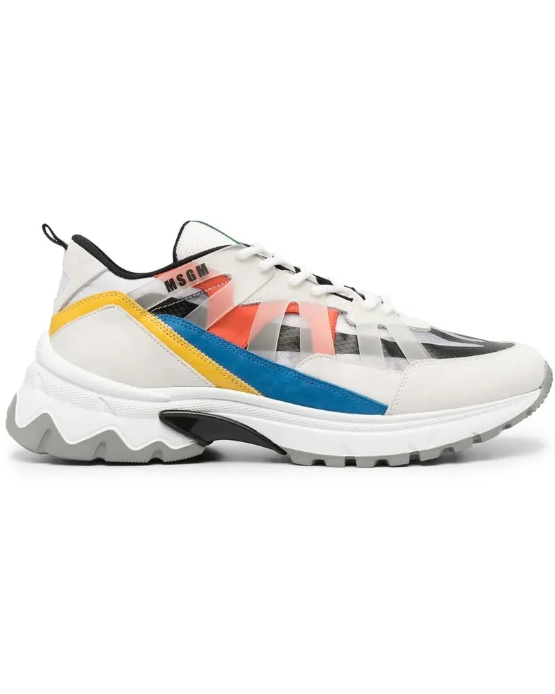 MSGM Sneakers mit Einsätzen - Grau Grau