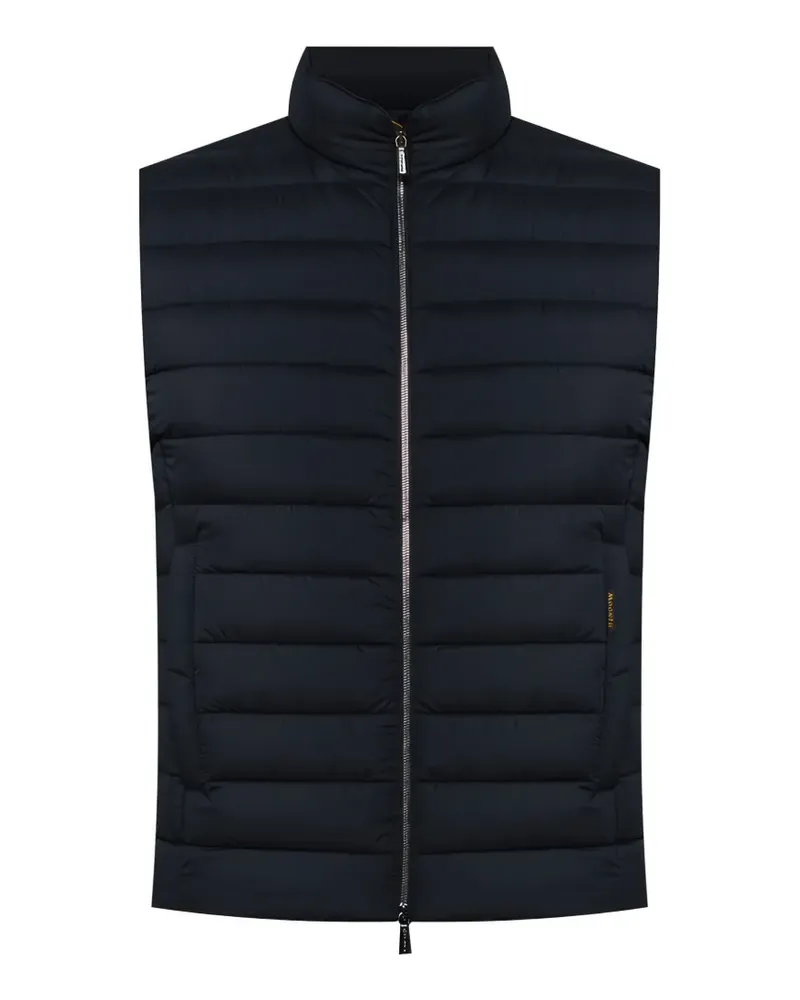 MOORER quilted gilet - Blau Blau