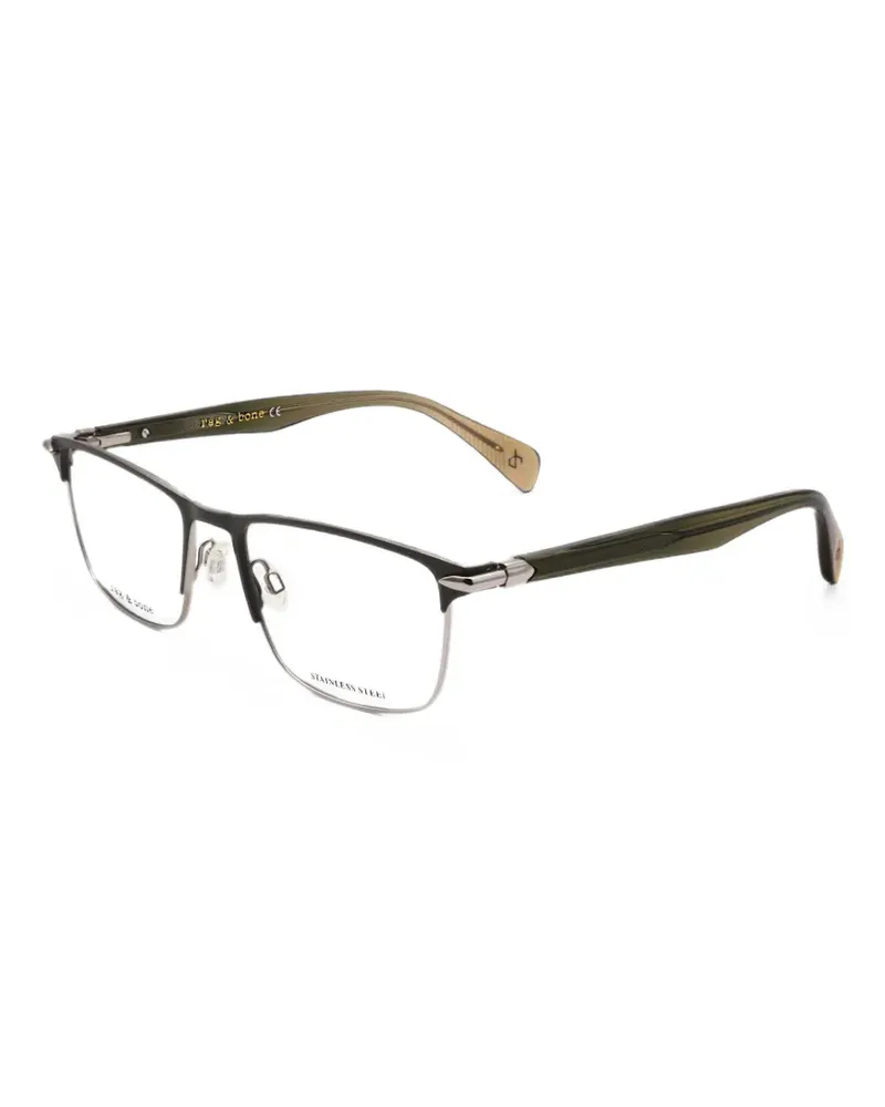 Rag & Bone Brille mit eckigem Gestell - Grau Grau