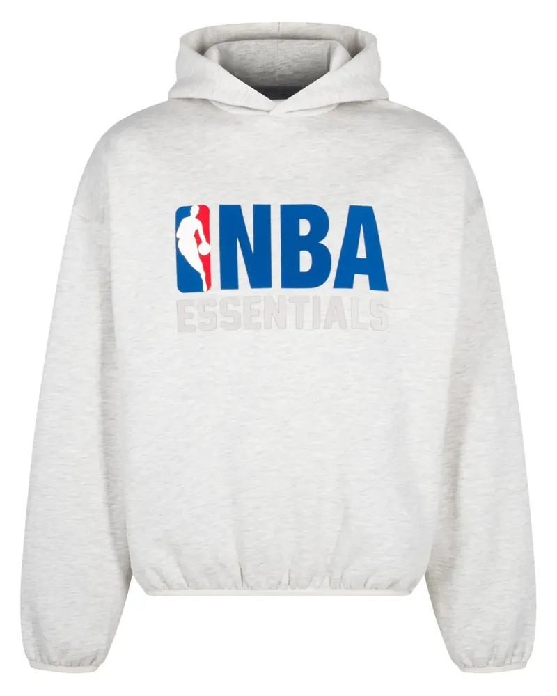 Fear of God x NBA Essentials "Light Heather" Hoodie - Grau Grau