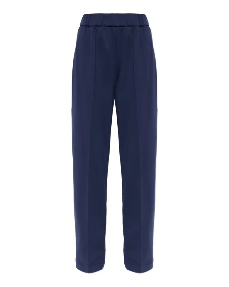 Moncler Hose mit Logo-Applikation - Blau Blau