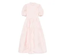 Kleid mit Puffärmeln - Rosa
