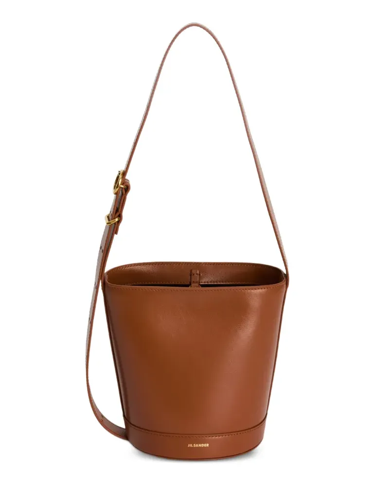 Jil Sander Cannolo Beuteltasche - Braun Braun