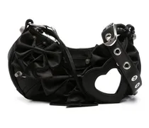 Micro Le Cagole Schultertasche - Schwarz