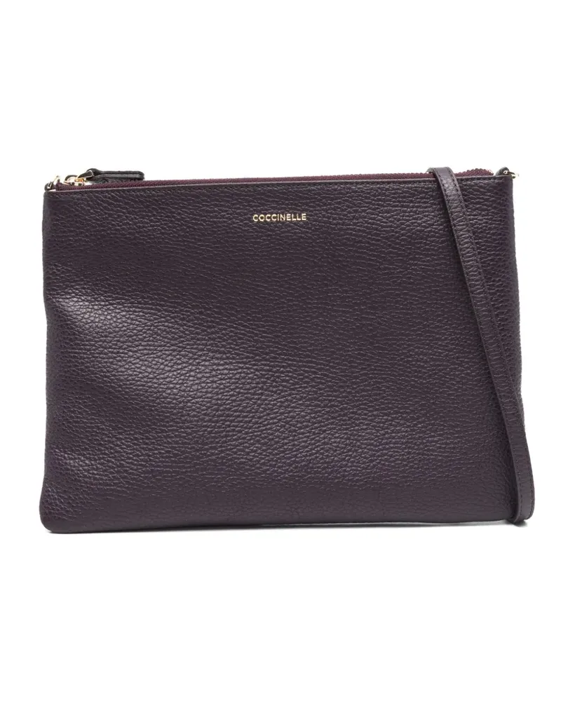 Coccinelle leather crossbody bag - Violett Violett