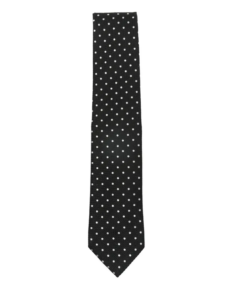 Tom Ford polka-dot tie - Schwarz Schwarz