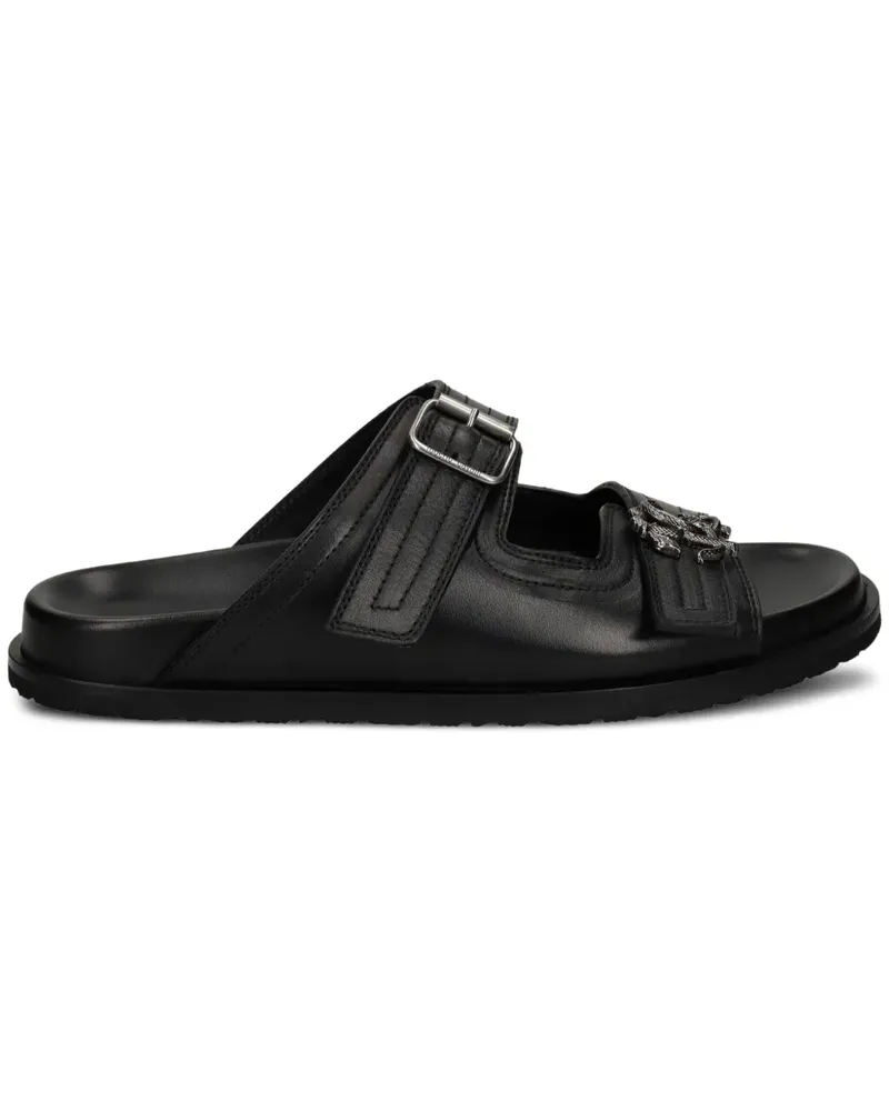 Roberto Cavalli Sandalen aus Leder - Schwarz Schwarz