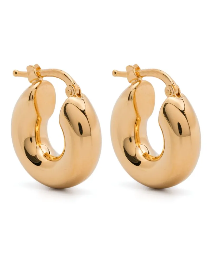 Jil Sander Klassische Creolen - Gold Gold