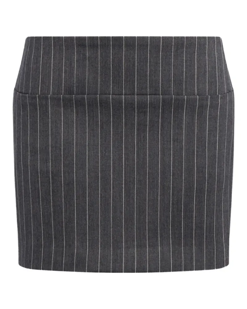 Dondup pinstripe-pattern mini skirt - Grau Grau