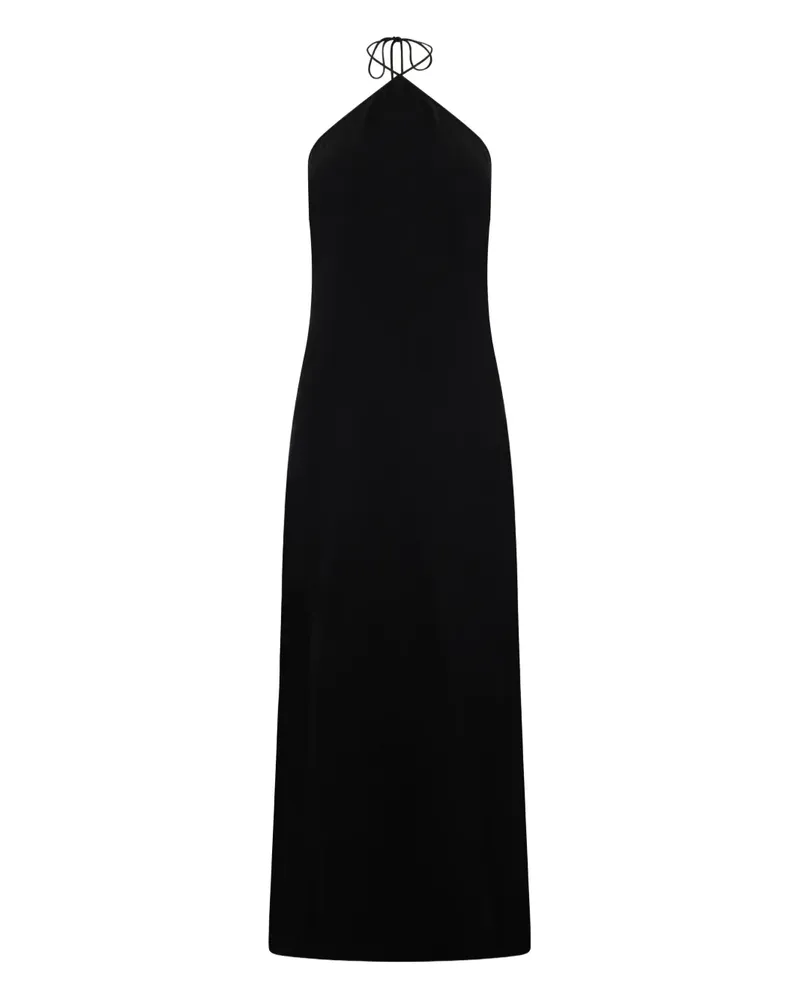 Valentino Garavani halterneck midi dress - Schwarz Schwarz