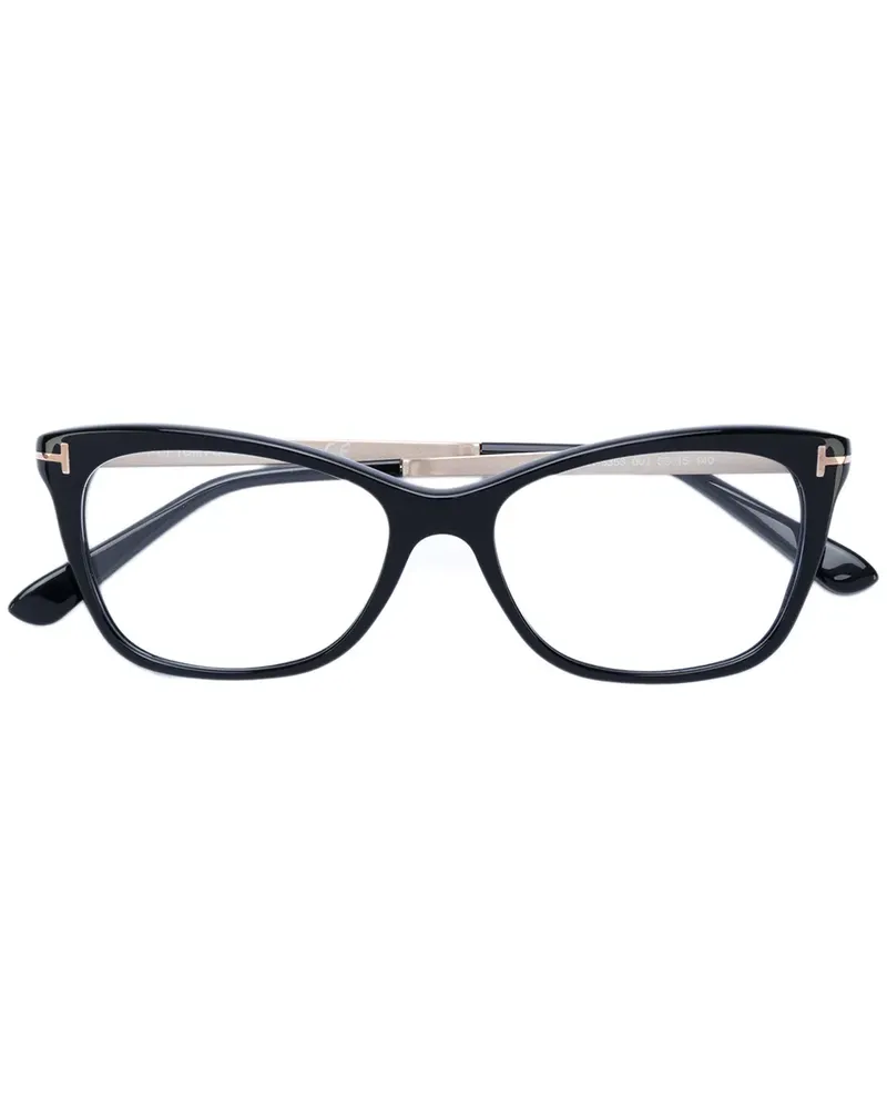 Tom Ford Brille mit Cat-Eye-Gestell - Schwarz Schwarz